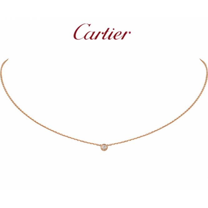 Cartie DIAMANTS LÉGERS NECKLACE, LM ディアマン レジェ ネックレス、LM